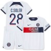 Oficiální Fotbalový Dres Paris Saint-Germain C. Soler 28 Hostující 2023-24 pro Děti